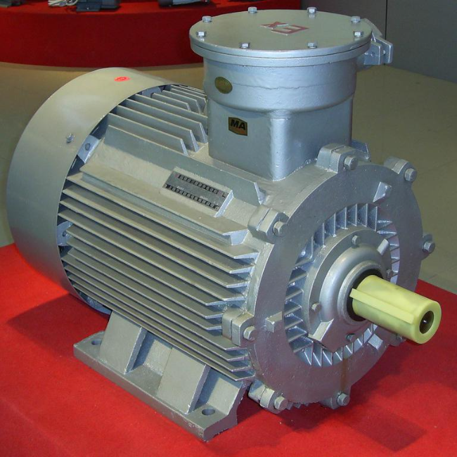 YB3-355M-4防爆电机45°角实拍